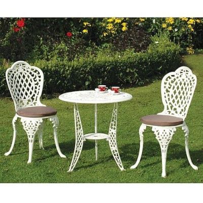 Mississippi Bistro Set Cast Aluminium MCA-113-CC Collection Only