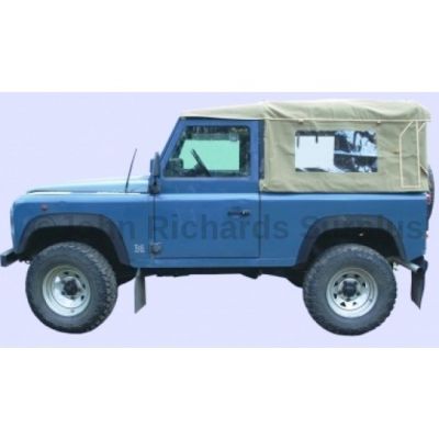 90 Full Khaki Canvas Hood W/W MUC4122