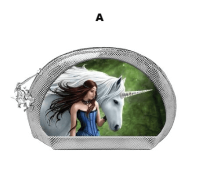 Annie Stokes Unicorn & Maiden Make Up Bag. Available in 4 Designs.UNIMB01/03/04/05