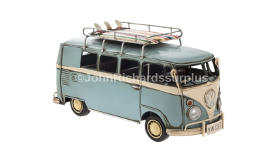 Handcrafted Tin Plate Volkswagen Camper Van Leonardo Collection