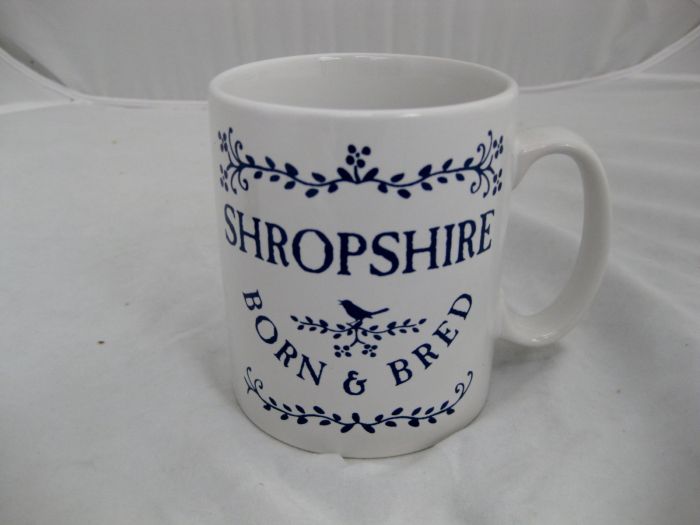 Ceramic Durham mug Shropshire Born & Bred