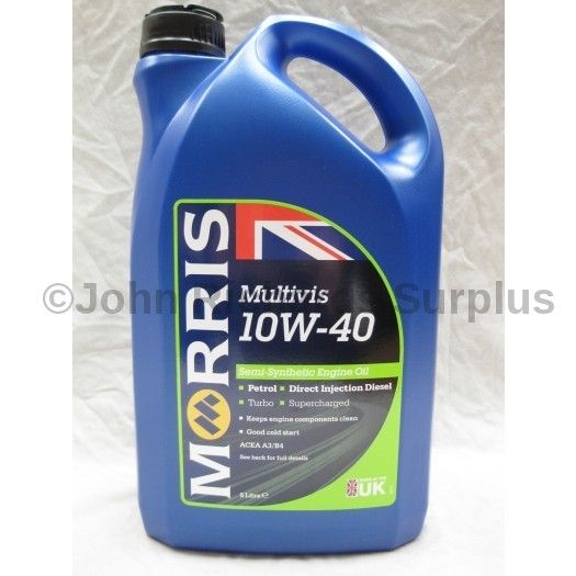 Morris Engine Motor Oil Semi Synthetic 10W 40 5 Litres
