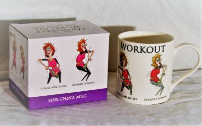 Fine China Favourite Workout Mug Gift Boxed
