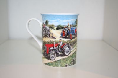 Fine art Latte style mug classic tractors 
