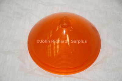 Rubbolite Amber Domed Plastic Lens Model no 6200 (1759)