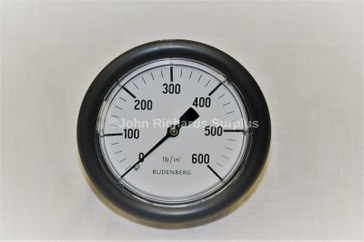 Budenberg Pressure Gauge 0-600 Lb/In2 6685-99-829-9236