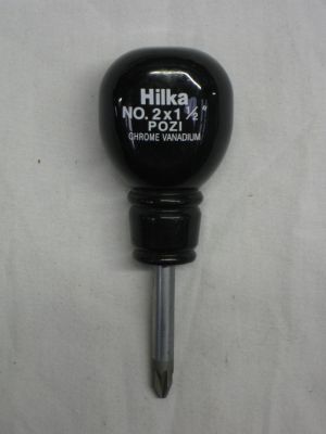 Hilka 2 x 1.1/2" Pozi Head Screwdriver