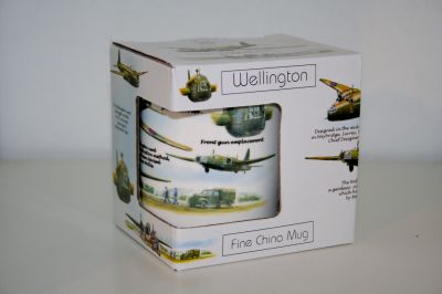 Fine China RAF Wellington Bomber Mug Gift Boxed