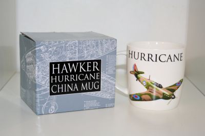 Fine China RAF Hawker Hurricane Mug Blue Print Gift Boxed