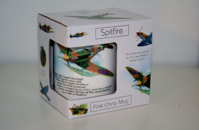 Fine China RAF Spitfire Mug Gift Boxed