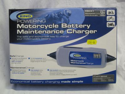 Ring Motorcycle Battery Maintenance Charger RSCX1