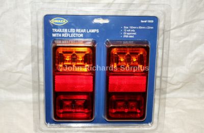 LED Trailer Rear Lamp Pair 12 volt 15029