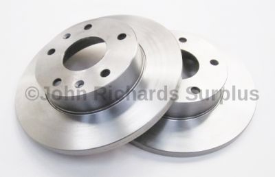 Brake Disc Front Pair Solid SDB100830