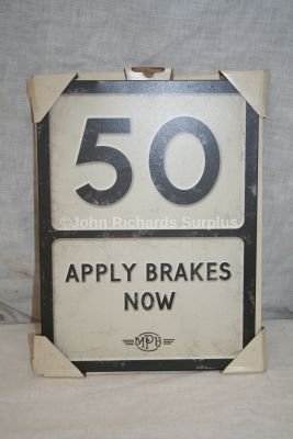 Novelty 50th Birthday Metal Wall Plaque