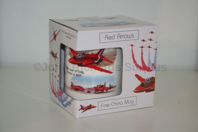 Fine China RAF Red Arrows Mug Gift Boxed