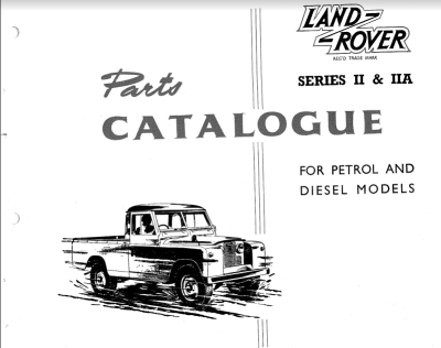 Series II Parts Catalogue