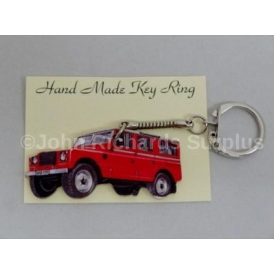 Handmade wooden key rack Land Rover Series 3 V8 Station Wagon